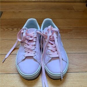 Veja Women's Sneakers in Light Pink and White